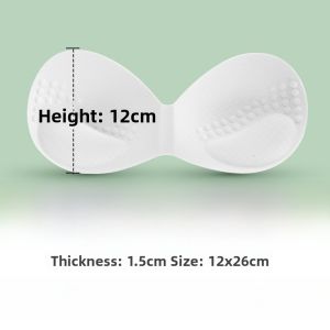 Thickened Bionic Latex Sponge Chest Pad Single Piece Separate Design Home Comfort Underwear Insert for Small Chest Enlargement