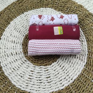 Arista Baby 3 Pcs Bedong Ukuran Jumbo Untuk Bayi Baru Lahir Baby Newborn Warna Polos Random
