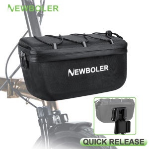 NEWBOLER Multi-functional Brompton Bag Folding Bike Handlebar Bag Bike Front Bag Bike Basket Bag For Brompton Folding Bike