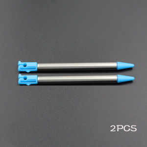 2Pcs Retractable Metal Stylus Pen for 3DS/ NDSi/ NDSL Touch Screen Replacement Pen Set