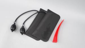 2Pcs Inflatable Air Shims Kit with Pry Bar 150kg Load Bearing Air Lifting Bags Pump Auto Door Window Installation Repair Tools