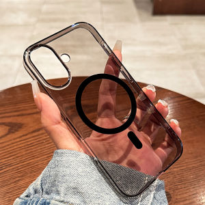 สไตล์ Apple 16 PRO MAX เคสโทรศัพท์การดูดซับแม่เหล็กบางเฉียบโปร่งใส 15 ความรู้สึกระดับไฮเอนด์ความคุ้มครองเต็มรูปแบบการออกแบบป้องกันการล่มสลายสําหรับผู้ชายและผู้หญิง