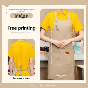 Waterproof Canvas Apron Customized Logo