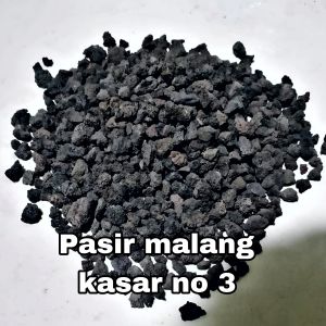 pasir malang hitam kasar no 3 1 kg