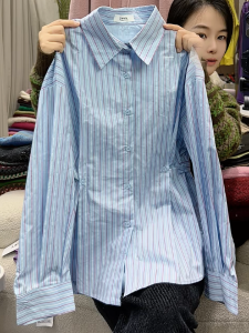 QINGNAER | Slimming Large Size Womens Shirt