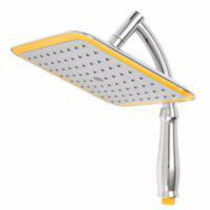 Dòng Chảy Lớn Lượng Mưa Tắm Vuông 9 Inch Gắn Trần Chrome Hoàn Thiện Vòi Phòng Tắm Thay Thế Nhà Khách Sạn Phụ Kiện