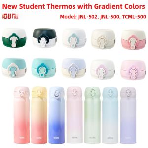Portable Thermos Cup Gradient Color 500ml