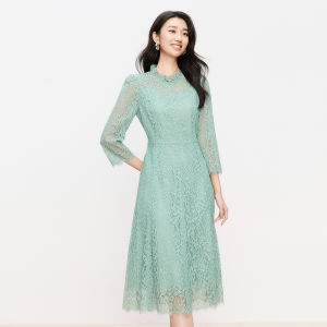 Koradior | New Spring Waist Cinching Lace French Dress