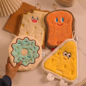 Khăn Lau Tay Dày Thấm Hút Hình Hoạt Hình Treo Trong Nhà Bếp Và Phòng Tắm Khăn Lau Khô Tay Nhỏ Dùng Cho Gia Đình
