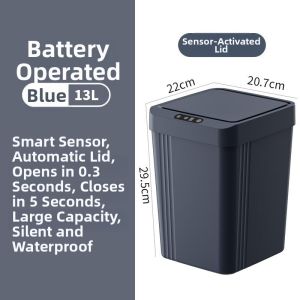 Automatic Sensor Trash Can with Lid Home Use