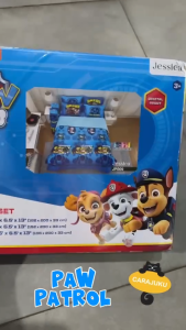 JESSICA Digital Print ชุดผ้าปูที่นอน ขบวนการเจ้าตูบสี่ขา Paw Patrol JP009 #เจสสิกา ชุดเครื่องนอน 3.5ฟุต 5ฟุต 6ฟุต ผ้าปู ผ้าปูที่นอน ผ้านวม Paw Patrol