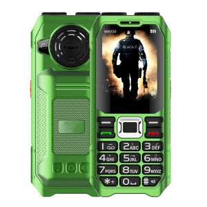 New M6000 Phone 2.4inches Four SIM Cards Feature Phone Flashlight Loud Voice Big Battery FM Bluetooth Unlocked CellPhone
