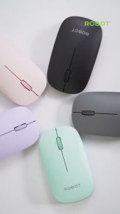 ROBOT M390 Mouse Wireless Mouse Dual Mode Silent Click 2.4G Optical Colorful Mouse 1600 DPI