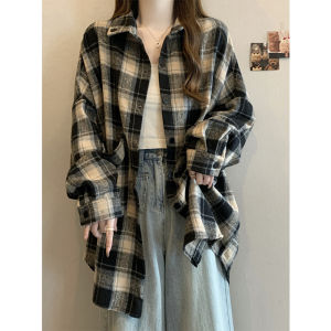 Winter Thickened Plaid Coat
