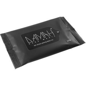 DAMAH Dark Magic Charcoal Make Up Remover Wipes 10sheets