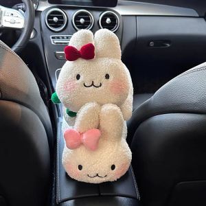 Cute Rabbit Tissue Bag Hanging Armrest Box Car Tissue Bag Hanging Bag Tissue Box for Car Car Seat Girl