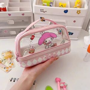 POUCH LUCU IMPORT / TEMPAT PENSIL KARAKTER / POUCH TENTENG SANRIO / TEMPAT PENSIL CINNAMOROLL / KOTAK PENSIL KUROMI MELODY