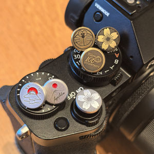 Pure Copper Shutter Button for Fujifilm XT5 XT4 Camera Accessories Compatible with Leica Sony Canon Other Digital Parts