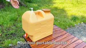 20/30L Outdoor Water Bucket Large-Capacity Camping Portable Water Container Bucket with Faucet Outdoor Indoor Travel Driving Water Tank