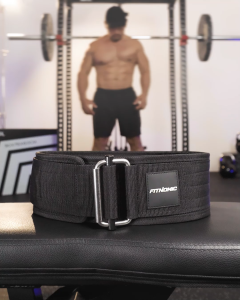 FITNOMIC เข็มขัดฟิตเนสยกน้ำหนัก เพิ่มความมั่นคงและปกป้องหลัง Weight Lifting Belt (1ชิ้น)