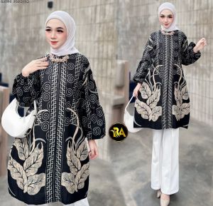 Couple Sarimbit Tunik Batik Modern-Seragam Kantor