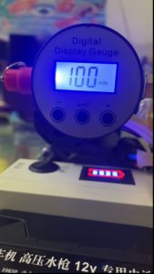 Đồng hồ đo áp suất khí nén điện tử Auto Control Gauge màn hình kỹ thuật số chức năng tự động dừng khi đủ áp