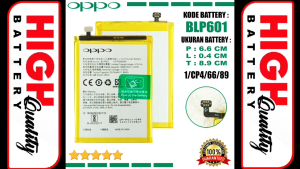 Baterai Oppo F1S A59 A59M A59S A53 A53M A53T ( Tahun 2015 ) Battery BLP601 Batre Original