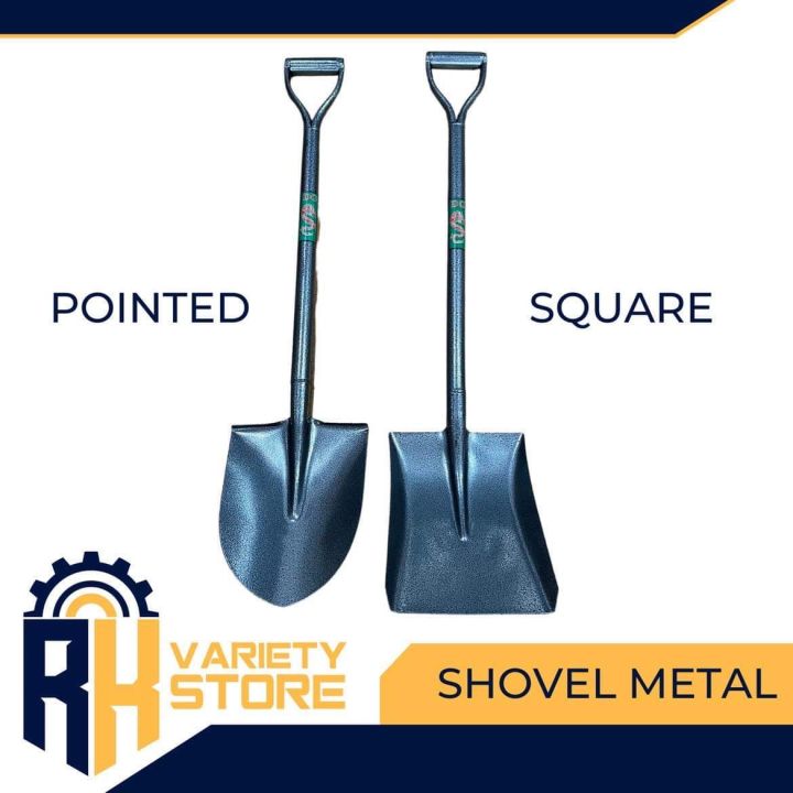 101CM LENGTH ALL METAL SHOVEL/ALL STEEL SHOVEL POINTED AND SQUARE FOR ...