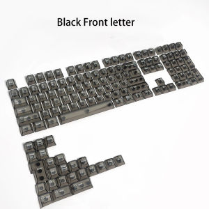 Letter Drive 130+ Clear Keys Red Transparent Keycaps Cherry Profile Crystal Ceramic Custom Keycaps Set for Mechanical Keyboard