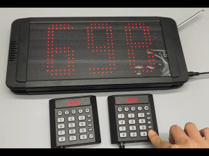 [Plug & Play] Wireless Queue Calling System Que Number Machine LED Display & Caller for Clinic Restaurant Bank Office | Reduce Crowding & Improve Service 叫号器 排队号码