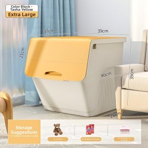 XINGYOU | Front Opening Home-use Flip-top Storage Box