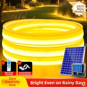 YUANMUXUAN | Solar Waterproof Super Bright Outdoor LED Strip Light