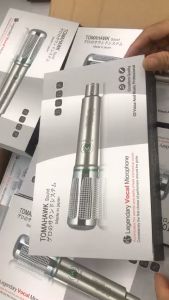 Micro có dây Tomahawk đời mới năm 2023 dây dài 5m thân mic kim loại. Hát karaoke chuyên nghiệp