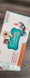 Vemedim Clamox Tab Viên Uống Nhiễm Trùng Hô Hấp Tiết Niệu cho Chó Mèo Chim Gà