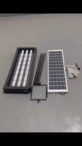 Solar Powered Mosquito Light Courtyard Outdoor Electric Shock Mosquitos Machine Three Lamp Tube