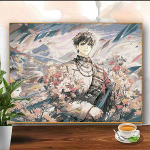 Bộ Tranh Tô Màu Theo Số DIY Dành Cho Người Lớn Và Trẻ Em 40x50CM Từ Cấp Độ Sơ Cấp Đến Nâng Cao Tranh Sơn Dầu Trang Trí Nhà Cửa Thể Hiện Sự Sáng Tạo Nghệ Thuật