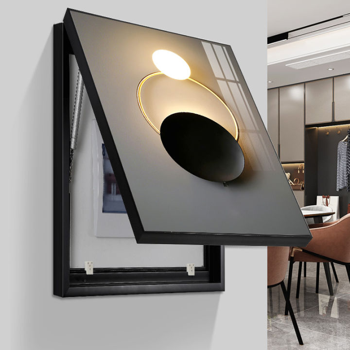 Meter Box Decorative Painting Modern Minimalist Light and Shadow