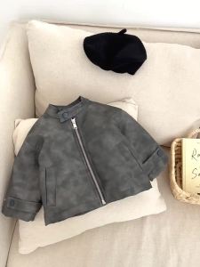 Windproof and Warm Childrens Motorcycle Jacket