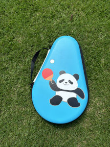 One Shoulder Table Tennis Racket Package Pear-Shaped Hard Shell Large Capacity Cosmetics Bag Hard Table Tennis Sports Bag Buggy Bag