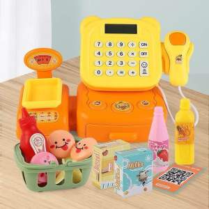 Kids Toy Cashier Set Pretend Toys Supermarket Toys (FREE Battery)