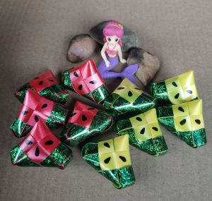 เหรียญโปรยทาน งานบุญ งานบวช แตงโมชิ้น🍉 งานพร้อมโปรยบุญ