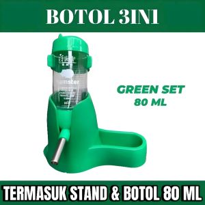 《FULSET 3IN1》TEMPAT MAKAN HAMSTER - TEMPAT MINUM HAMSTER - TEMPAT SEMBUNYI HAMSTER