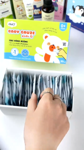 Gạc Rơ Lưỡi Trẻ Sơ Sinh theCi 30 Miếng – Gạc Răng Miệng Cho Trẻ Sơ Sinh Mềm Mịn Ngừa Nấm Lưỡi