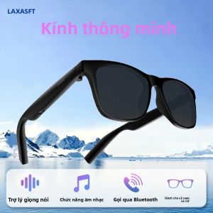 Kính Bluetooth Không Dây Thông Minh LAXASFIT Dành Cho Nam Và Nữ Kính Thời Trang Chống Ánh Sáng Xanh Với Tính Năng Nghe Nhạc Và Trả Lời Điện Thoại