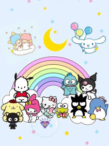 TOPTOY | Diamond Painting Sanrio Family Collection Diamond Mosaic Handmade Art Exquisite Creative Gift Home Decoration