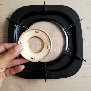 Tatakan Kompor Rinnai Kaki 6 Tebal 2 pcs + 2 Burner Tornado Murah Berkualitas