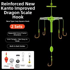 Ewitgo | Carp Fishing Square Hook Float Set Accessory
