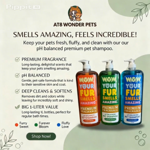 Wow Your Fur Smells Amazing Shampoo Spray