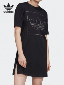 adidas | Womens Simple Round Neck Knit Dress