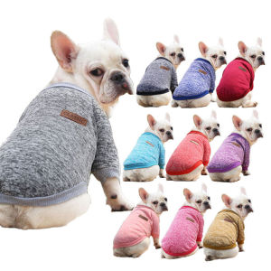Big Puppy Pet Clothes Fall and Winter Jarre Aero Bull Pug Sweater Dog Cat Sweatshirt Two-Leg Clothes Wool Small and Medium Dogs